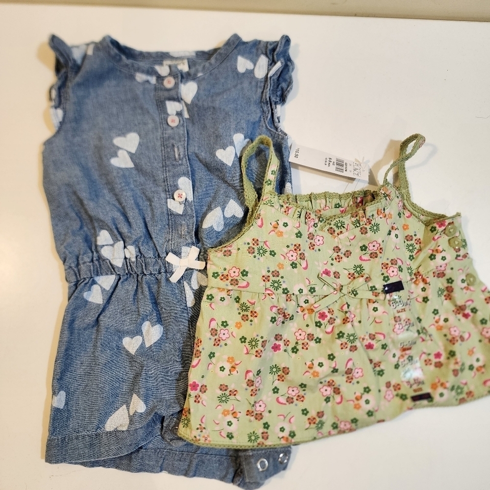 Bundle of 2 Baby's Girls Clothes Pieces  6m